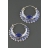 Boucles d'oreilles CALANQUES Sormiou bleues