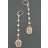 Boucles d'oreilles dormeuses CARILLON