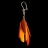 Boucles d'oreilles Flamme Jaune Orange Rouge