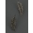 Boucles d'oreilles Hématite LEAVES