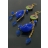 Boucles d'oreilles Images d'épinal Sabots Bleu