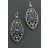 Boucles d'oreilles INCAS bleues