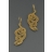 Boucles d'oreilles Lacy Snake dorées