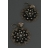 Boucles d'oreilles LADENTELLE Noires