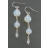 Boucles d'oreilles Les Classiques 3 perles blanc