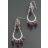 Boucles d'oreilles Les Classiques breloques<a title='bouquet de fleurs pour la saint-valentin' href='http://www.familyby.com/boutiques/detailCategorie/4211' style='text-decoration:none; color:#333'><strong> fleurs</strong></a> violet