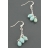 Boucles d'oreilles longues GOURMANDE amazonite