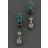 Boucles d'oreilles longues Medicis