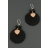 Boucles d'oreilles LUDIVINE Noir