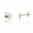 Boucles d'oreilles or abeilles vis