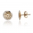 Boucles d'oreilles or bicolore