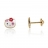 Boucles d'oreilles or chat