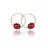 Boucles d'oreilles or coccinelle
