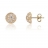 Boucles d'oreilles Or et oxydes