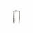 Boucles d'oreilles or et pierres fines