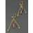 Boucles d'oreilles papillon Tout conte fait Poucette rousse