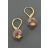 Boucles d'oreilles Perles Grises