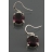 Boucles d'oreilles purple