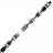 Bracelet acier caoutchouc
