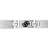 Bracelet acier et motif tribal noir - 21cm