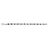 Bracelet argent boule et boule noire cage 18cm