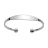 Bracelet argent esclave, modèle taille moyenne