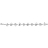 Bracelet argent fantaisie 19,5cm