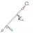 Bracelet argent pampilles dauphin