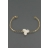Bracelet chaîne<a title='composition florale pour la saint-valentin' href='http://www.familyby.com/boutiques/detailCategorie/4211' style='text-decoration:none; color:#333'><strong> fleur</strong></a>