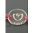 Bracelet Cordon Coeur 'Amour' gravé