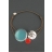 Bracelet Cordon EBULLITION Turquoise