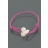 Bracelet cordon<a title='composition florale pour la saint-valentin' href='http://www.familyby.com/boutiques/detailCategorie/4211' style='text-decoration:none; color:#333'><strong> fleur</strong></a>