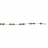 Bracelet en or jaune avec perles <a title='Offrir du chocolat à la saint-valentin' href='http://www.familyby.com/boutiques/detailCategorie/4222' style='text-decoration:none; color:#333'><strong>chocolat</strong></a>
