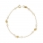 Bracelet<a title='composition florale pour la saint-valentin' href='http://www.familyby.com/boutiques/detailCategorie/4211' style='text-decoration:none; color:#333'><strong> fleur</strong></a> or et perle