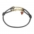 Bracelet GUESS Ajustable sur lien en soie noire épingle dorée