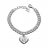 BRACELET GUESS ARGENTE AVEC COEUR