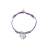 Bracelet GUESS cordon violet