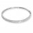 Bracelet jonc argent et oxyde de zirconium