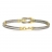 Bracelet jonc et cable acier