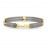 Bracelet Jonc or et acier