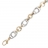 Bracelet or bicolore