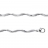 Bracelet or gris et oxyde