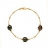 Bracelet or jaune perle thaiti tube or