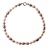 Bracelet perles 3 couleurs fermoir or