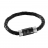 Bracelet POLICE VEGAS Cuir Noir 18cm