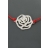 Bracelet Rose Or Blanc Fil Rouge