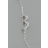 Bracelet Shiny Number 3 or blanc diamants