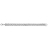 Bracelet tressé 4 brins dont diamanté 19cm argent rhodié