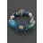 Bracelet TRIBU breloques bleu