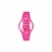 Bracelet YOT fushia-chiffres lunette blanc